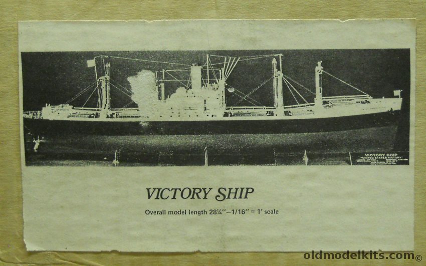 Bluejacket 1/192 Victory Ship VC2-S-AP1 - 28 Inches Long plastic model kit